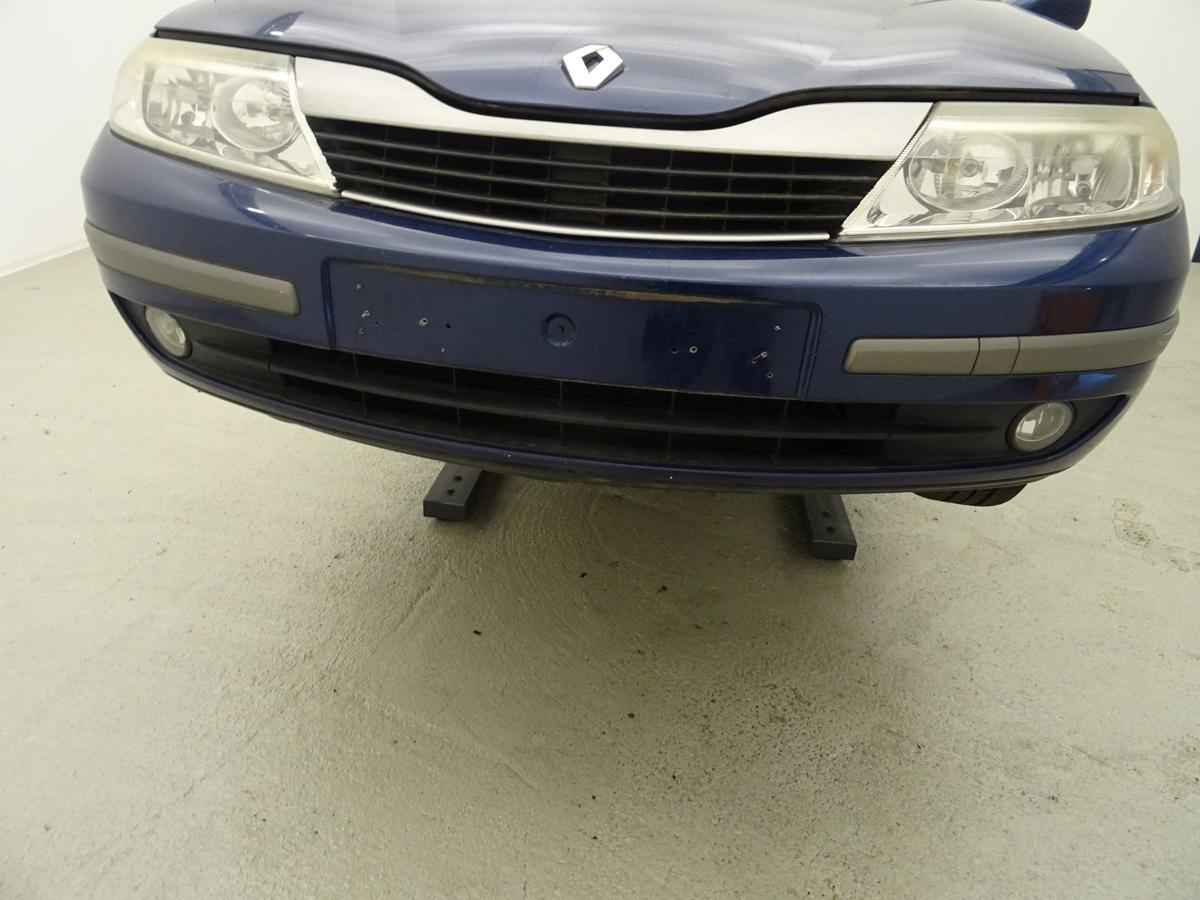 Renault Laguna 2 original Stoßstange Stossfänger vorn TED44-bleu odyssee