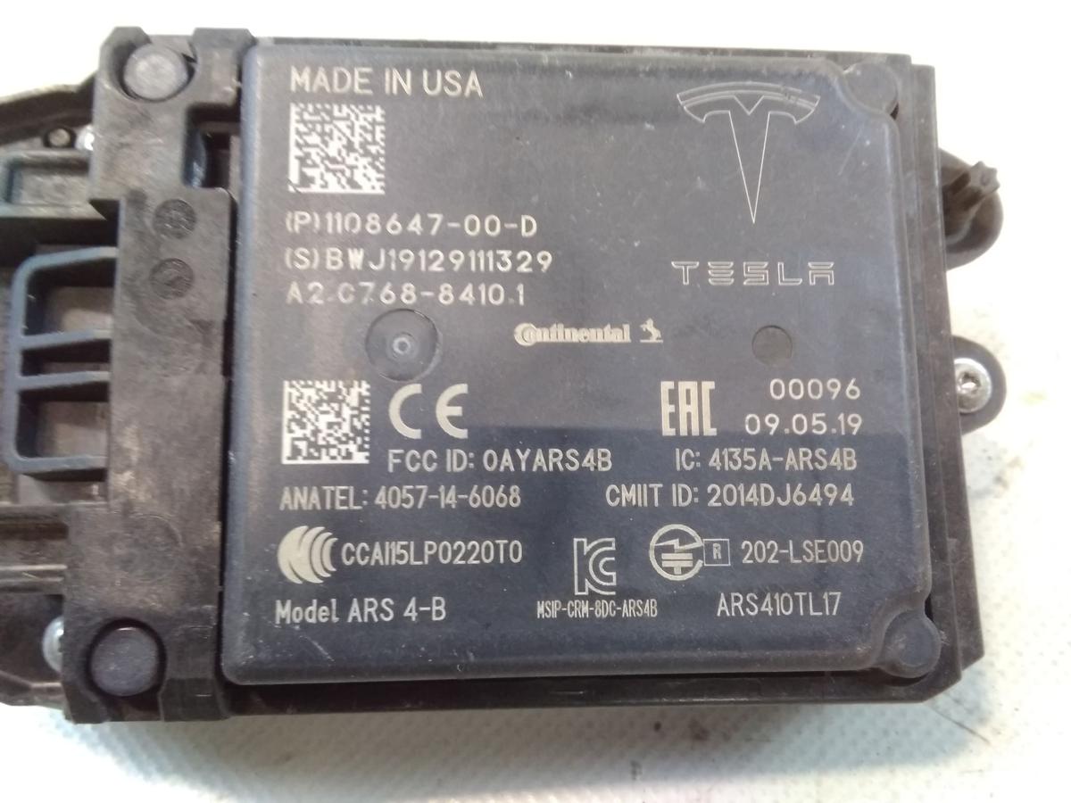 Tesla Model S original Radarsensor Abstandsensor vorn 1108647-00-D Bj.2019