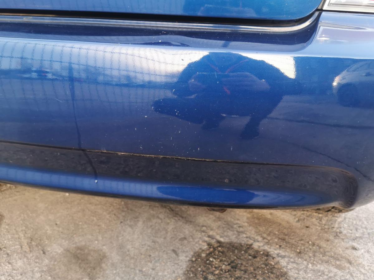 Hyundai Accent MC Stossf&auml;nger Stossstange Bumper hinten 3E Blue Onyx 3 T&uuml;rer