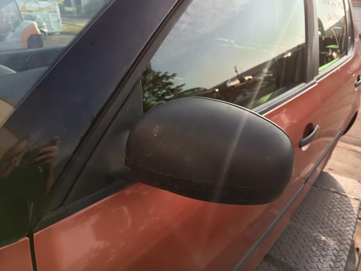 Skoda Fabia II 5J original Au&szlig;enspiegel links manuell unlackiert Bj 2007