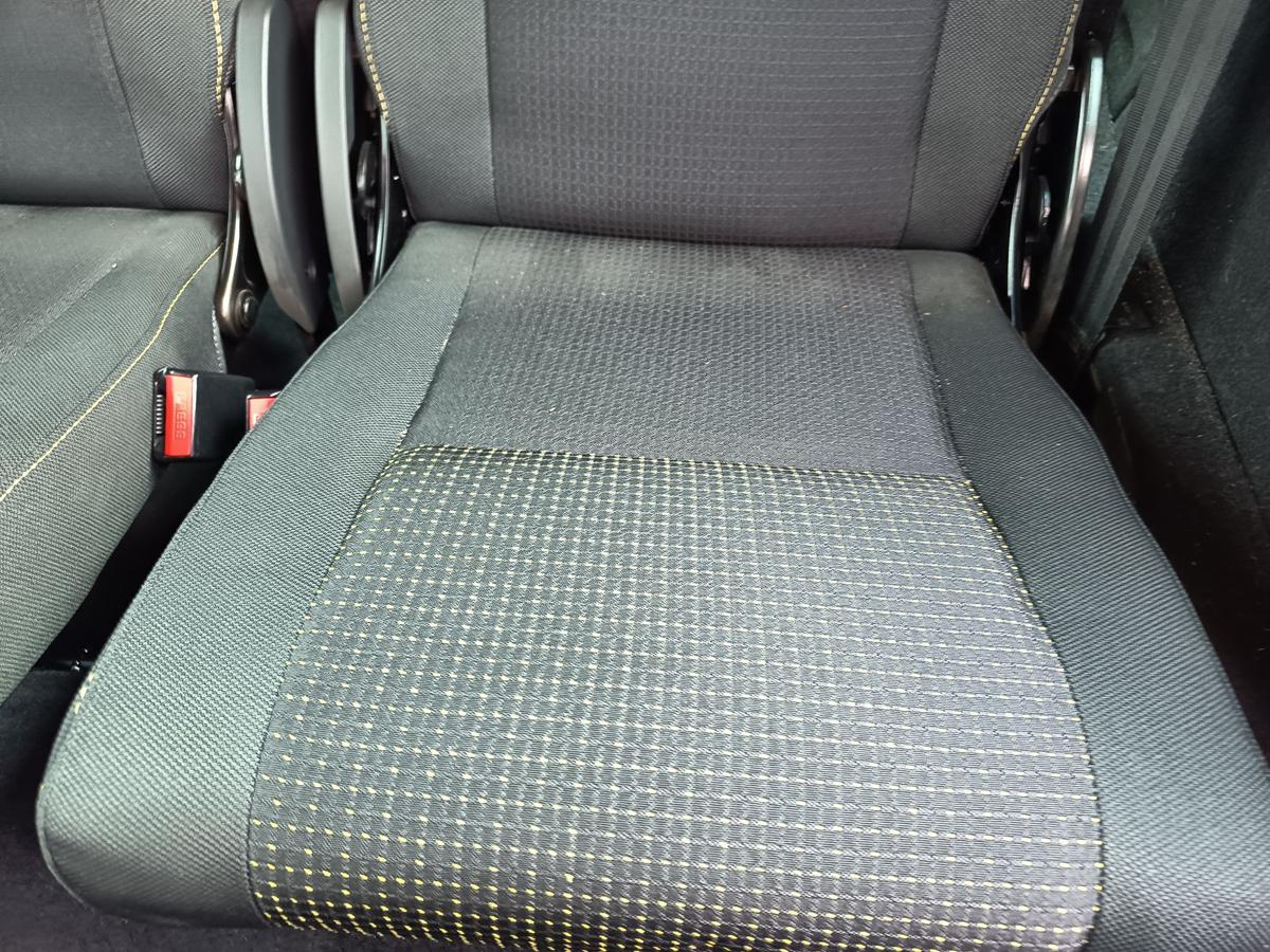 Renault Grand Scenic 3 original R&uuml;cksitze Reihe 3 komplett Stoff grau Bj 2009