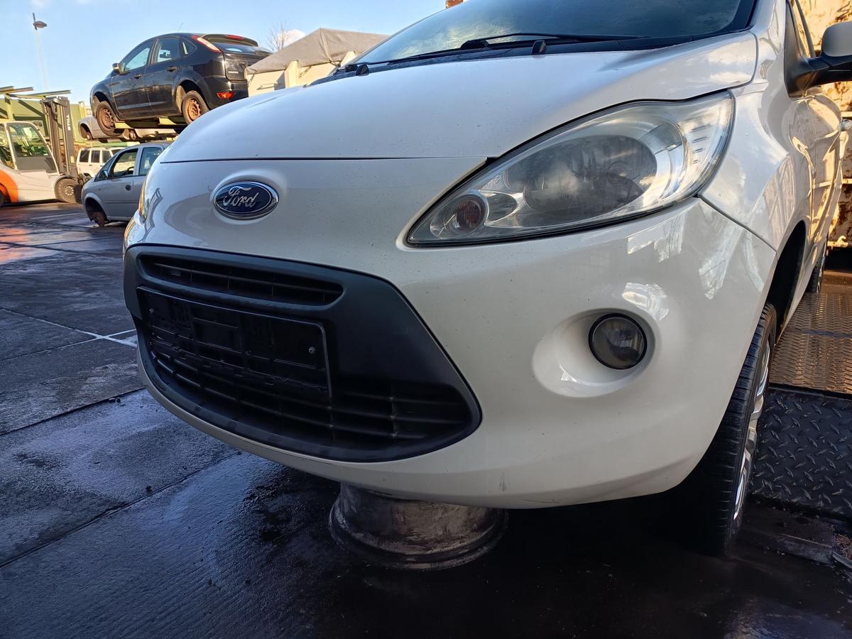 Ford KA RU8 orig Sto&szlig;f&auml;nger vorn Sto&szlig;stange Crystal Wei&szlig; Bj 2009