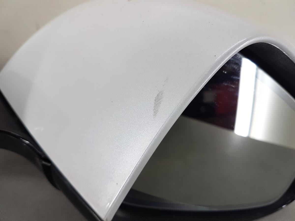 Tesla Model X Au&szlig;enspiegel rechts in PPSW White Water Pearl Bj2022 elek 13 Pins