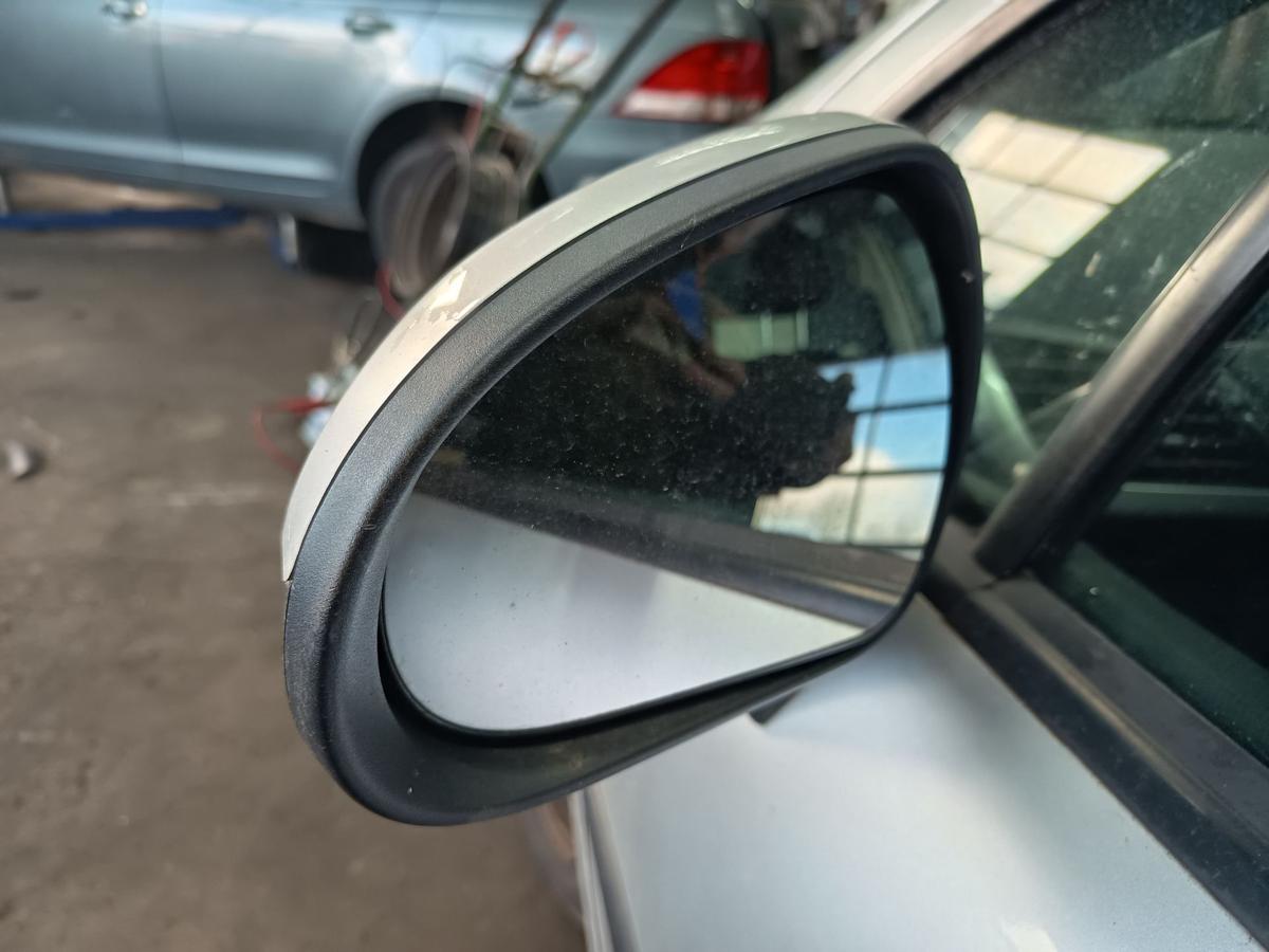 Peugeot 207 WC Bj 2008 original Außenspiegel links elektr. EZR Aluminium Grau