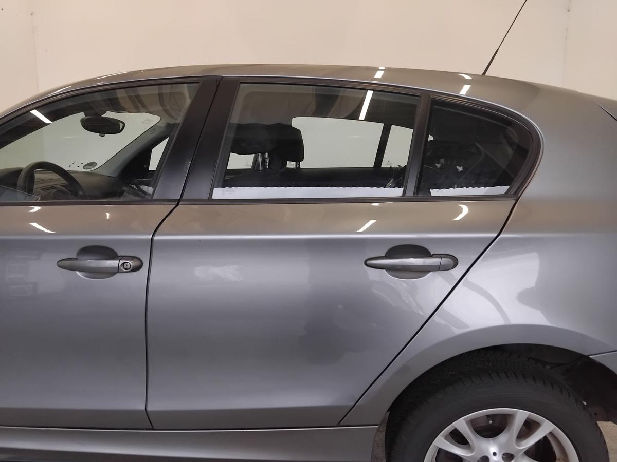 BMW 1er E87 Tür hinten links spacegraumetallic A52 BJ2009
