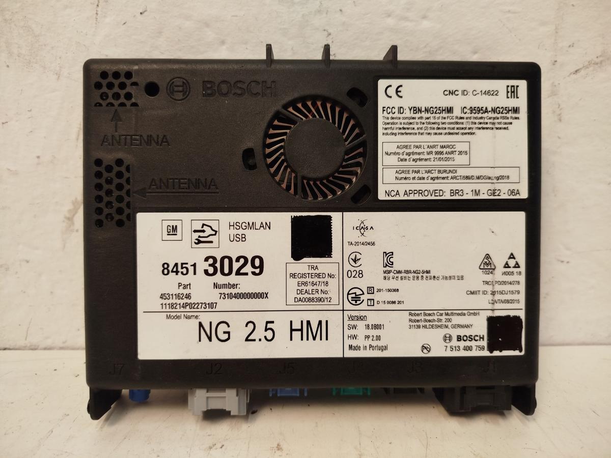 Opel Astra K B16 Steuergerät Navigation Rechner Steuereinheit OEM