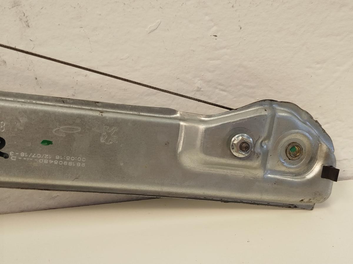 Peugeot 2008 I CU ab16 Fensterheber vorn rechts elektrisch Motor und Mechanik