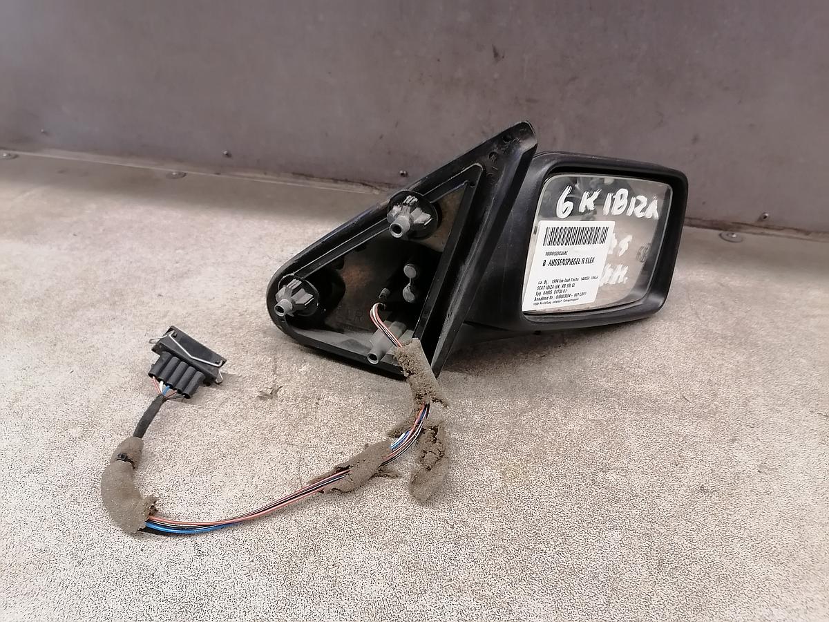 Seat Ibiza 6K BJ 1994 Au&szlig;enspiegel rechts mechanisch Spiegel unlackiert