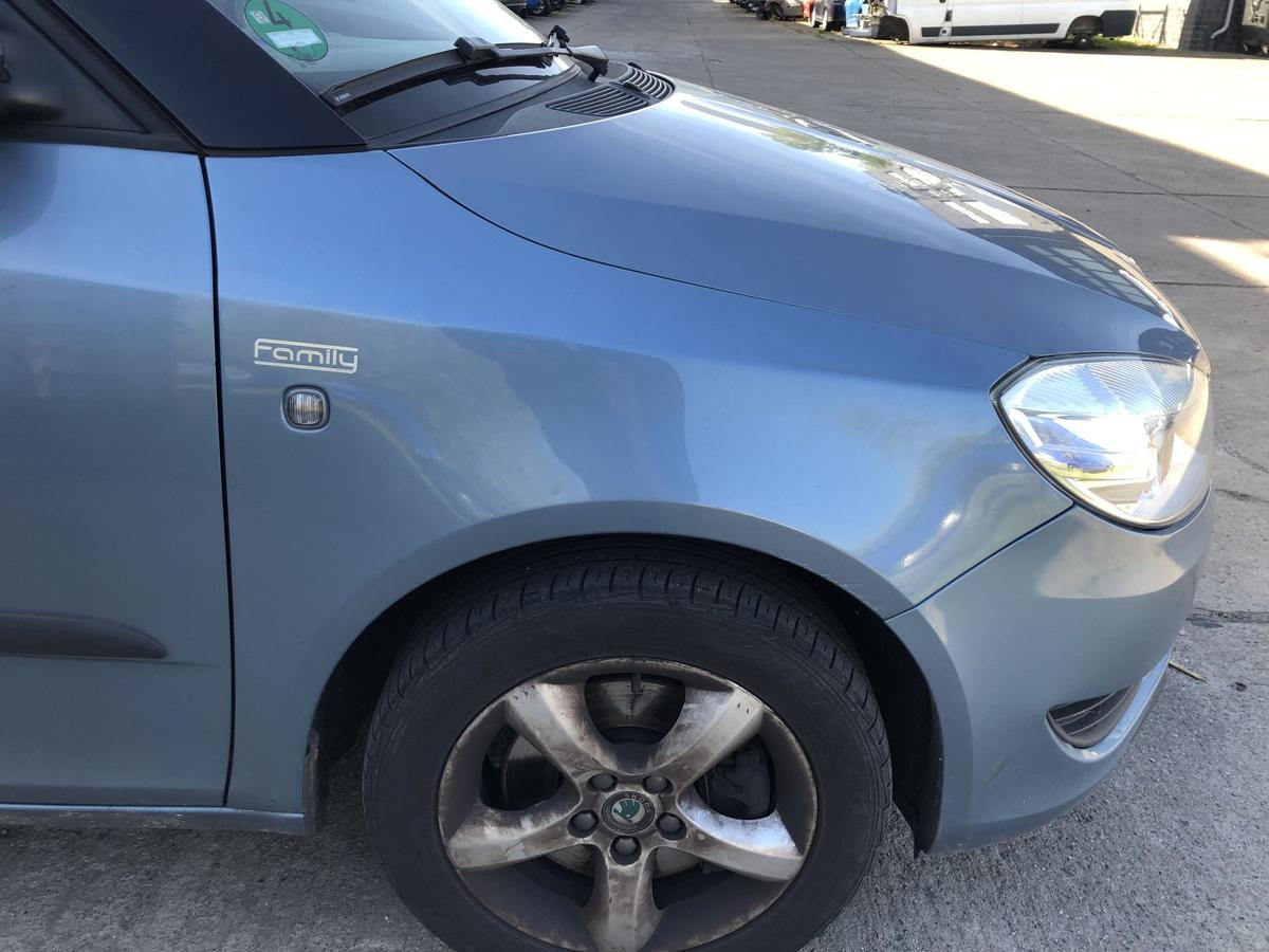 Skoda Fabia II 2 Typ 5J Kotfl&uuml;gel vorn rechts 2006-2014 Originalteil LF5X grau