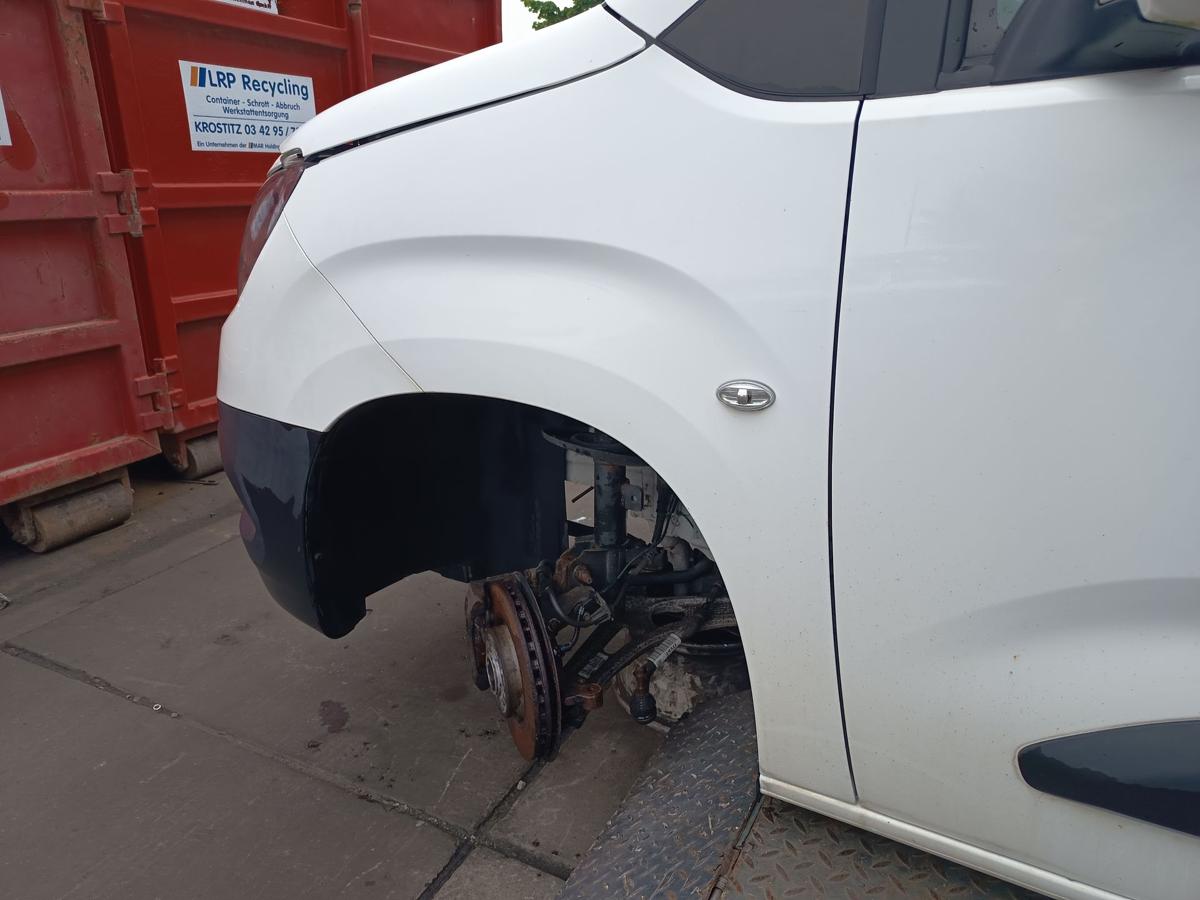 Opel Combo E orig Kotflügel links G20 Weiß Bj 2019