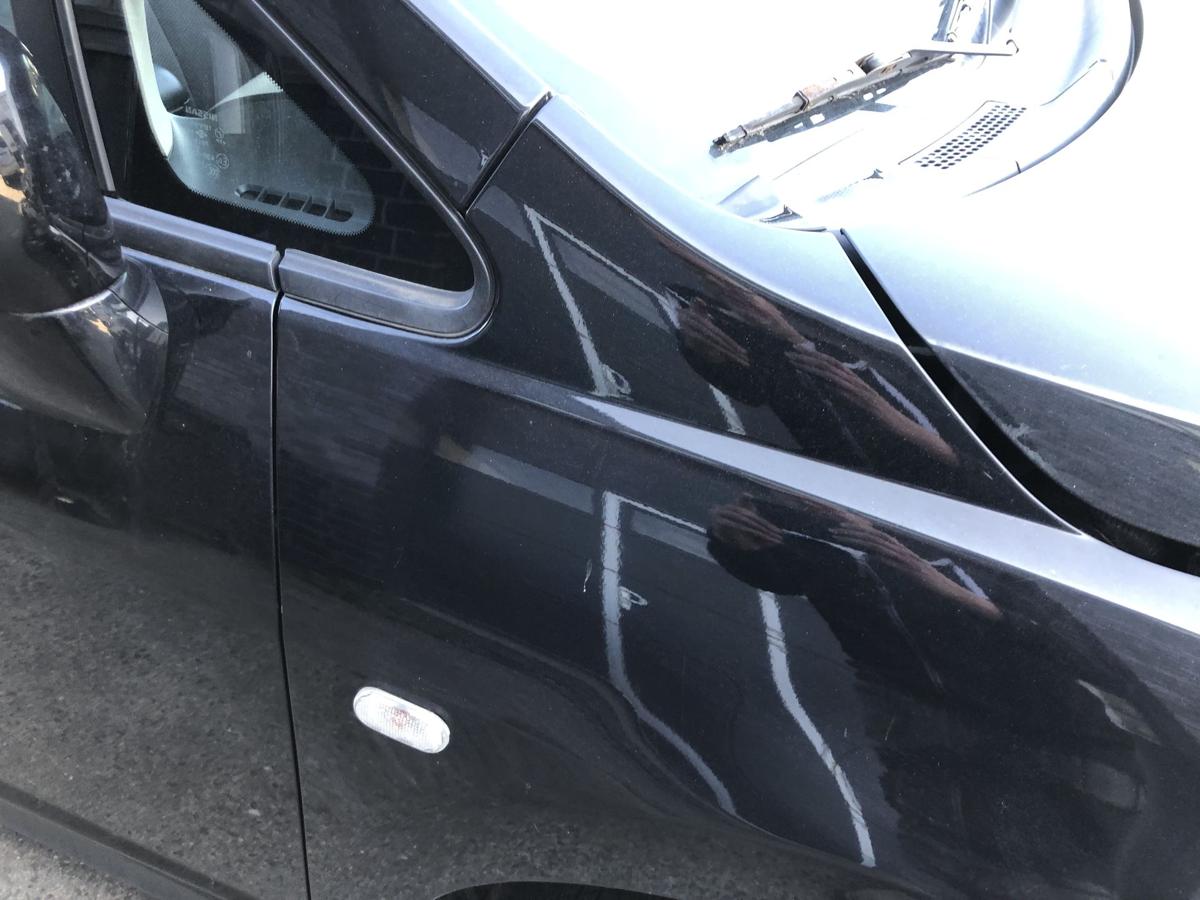Nissan Tiida C11 Kotfl&uuml;gel vorn rechts Beifahrerseite KH3 Superblack