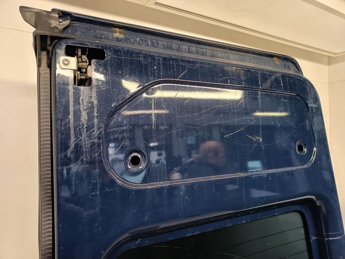 Ford Transit TT9 Heckfl&uuml;gelt&uuml;r links mit Fenster H2 180&deg; Blazerblue Bj 2013