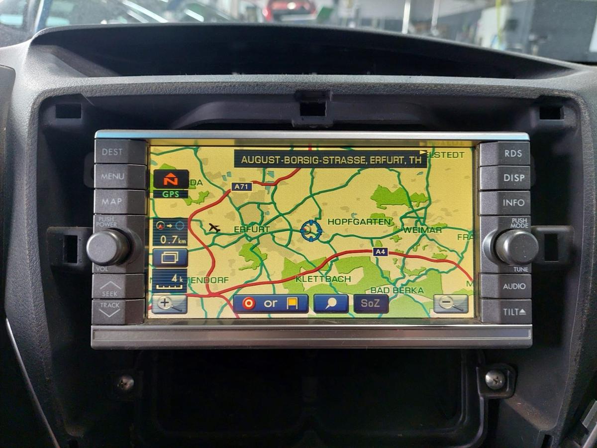 Subaru Forester SH orig Radio von Kenwood 86271SC121 mit GBS Navi Bj 2010