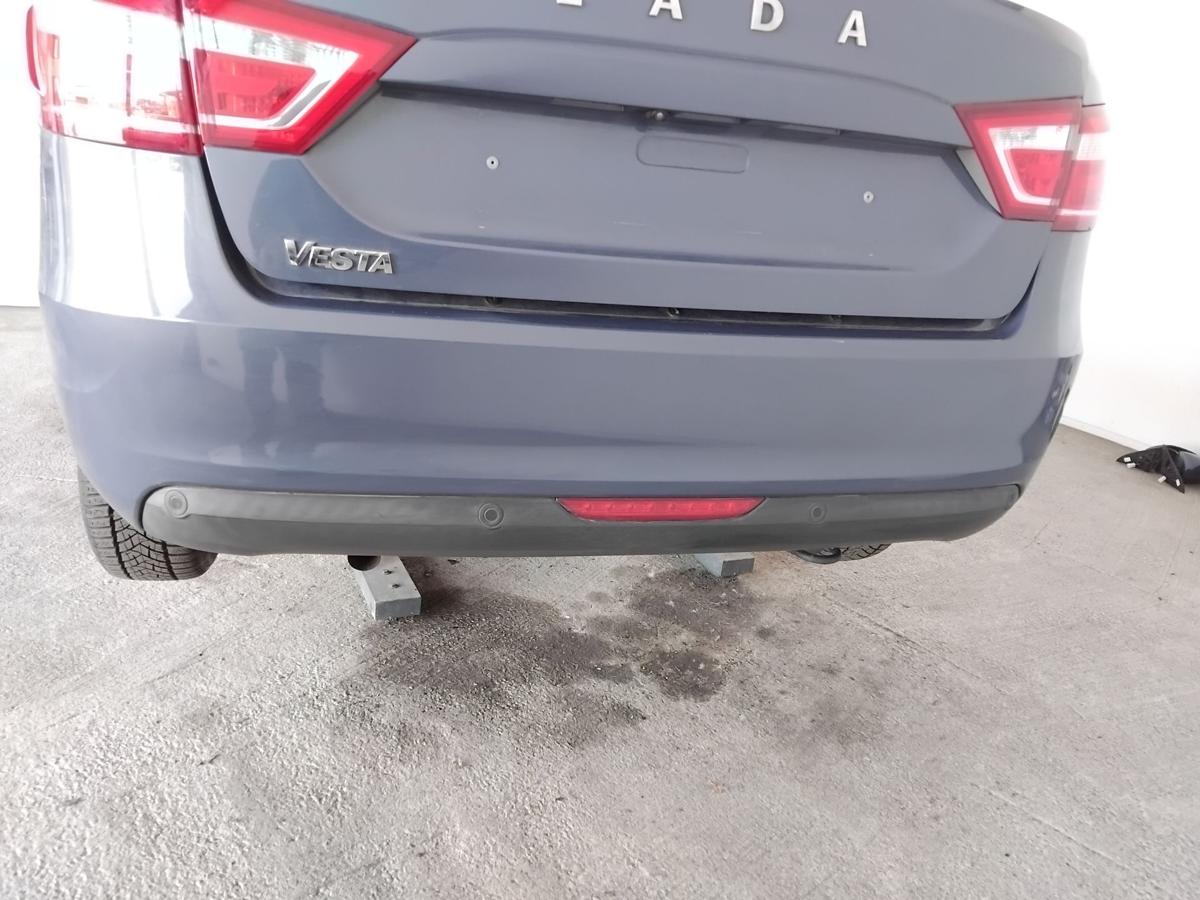 Lada Vesta GF orig Stossf&auml;nger Sto&szlig;stange hinten 492 blues perl Limo PDC BJ2019