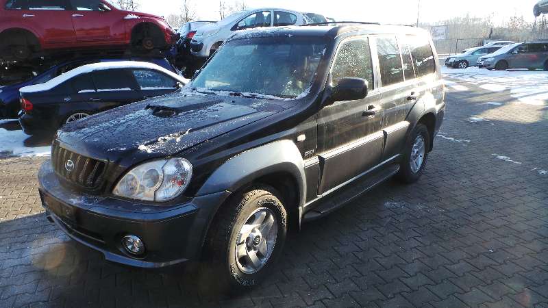 Hyundai Terracan BJ 2004 Tür hinten links Schwarz