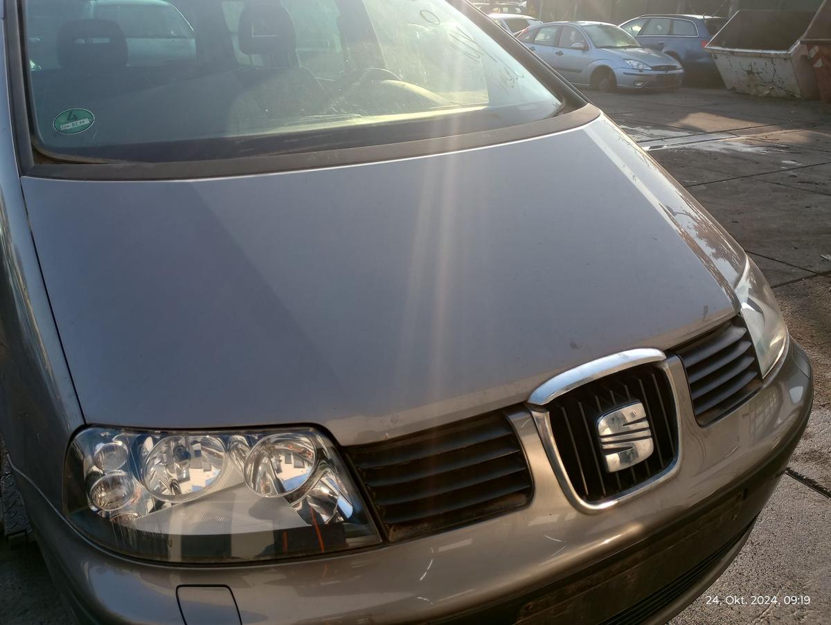 Seat Alhambra 7M orig Motorhaube Klappe LS7U grau ab Bj 2000