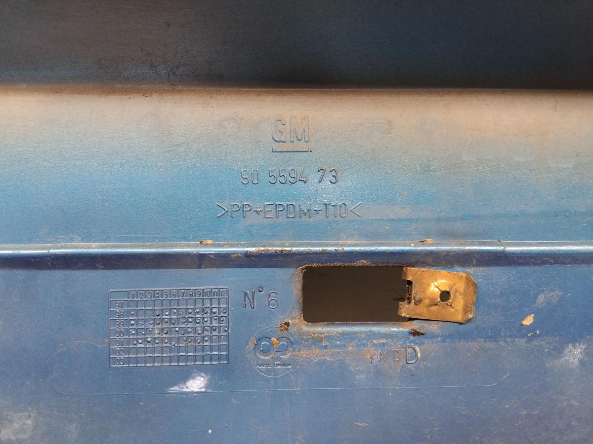 Opel Astra G original Sto&szlig;stange Stossf&auml;nger vorn ardenblaumetallic Z291 BJ2002