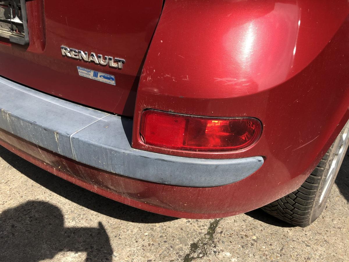 Renault Clio 3 III Grandtour Sto&szlig;f&auml;nger hinten Hecksch&uuml;rze NNJ Flamencorot