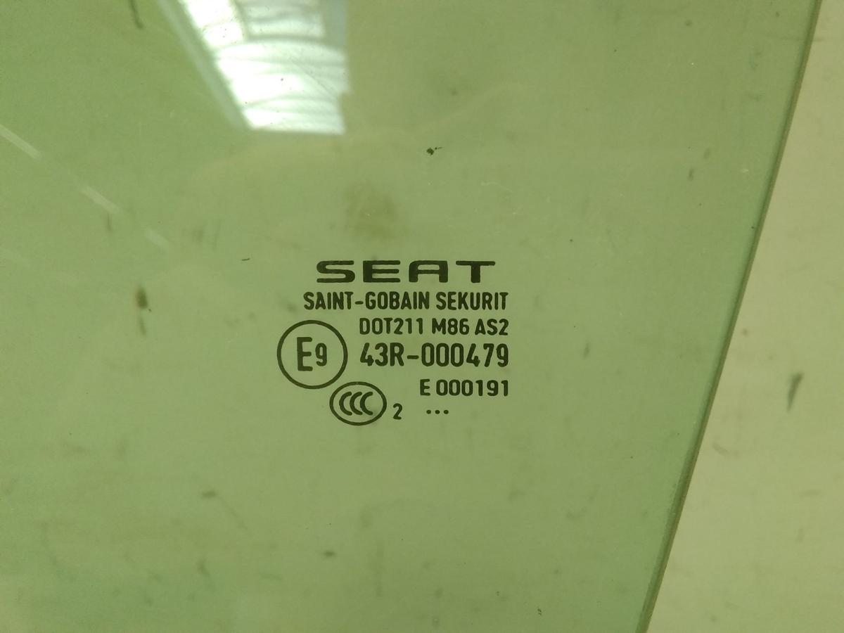 Seat Ibiza IV 6J original Türscheibe vorn links 5-türig grüncolor BJ2012
