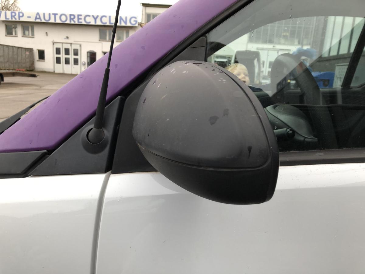 Smart 451 Mopf Außenspiegel links Rückspiegel manuelle Verstellung unlackiert