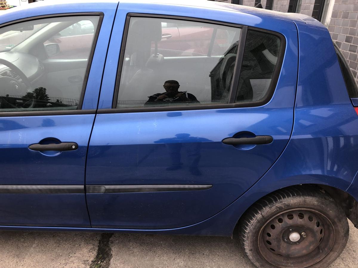 Renault Clio 3 Typ BR T&uuml;r hinten links Fondt&uuml;r Rohbau TERNA Blue 5 t&uuml;rig