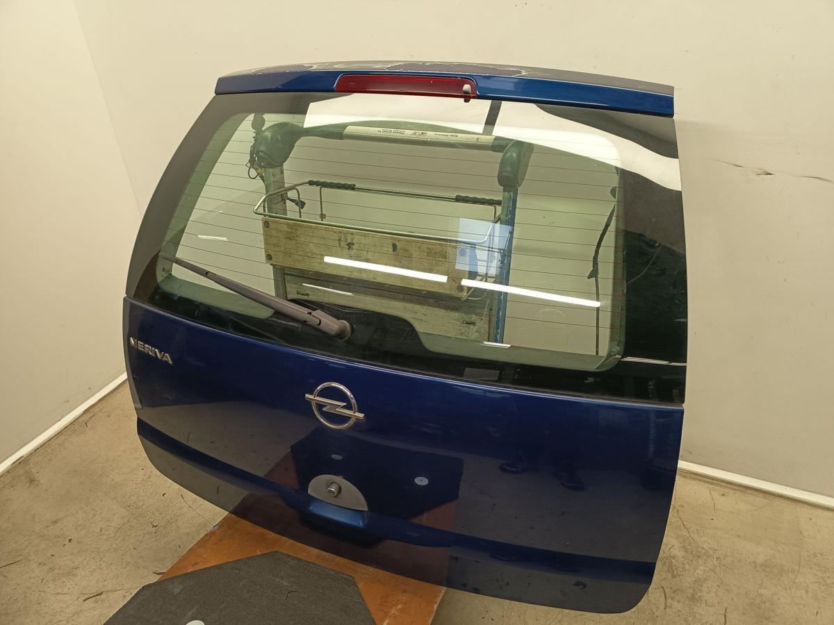 Opel Meriva A original Heckklappe mit Scheibe Z21B Ultrablau Baujahr 2004