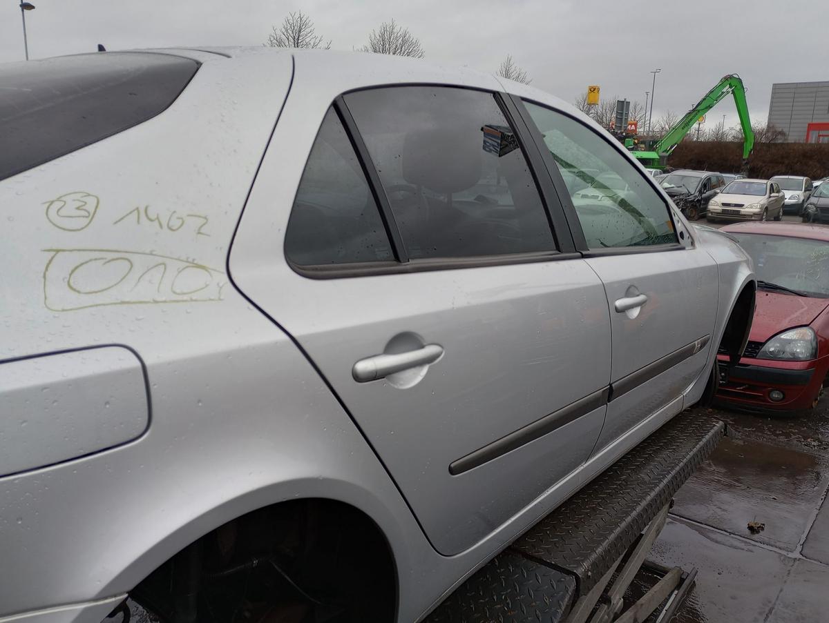 Renault Laguna 2 Limo orig Tür hinten rechts Beifahrer Fond D69 Platingrau met Bj 2005