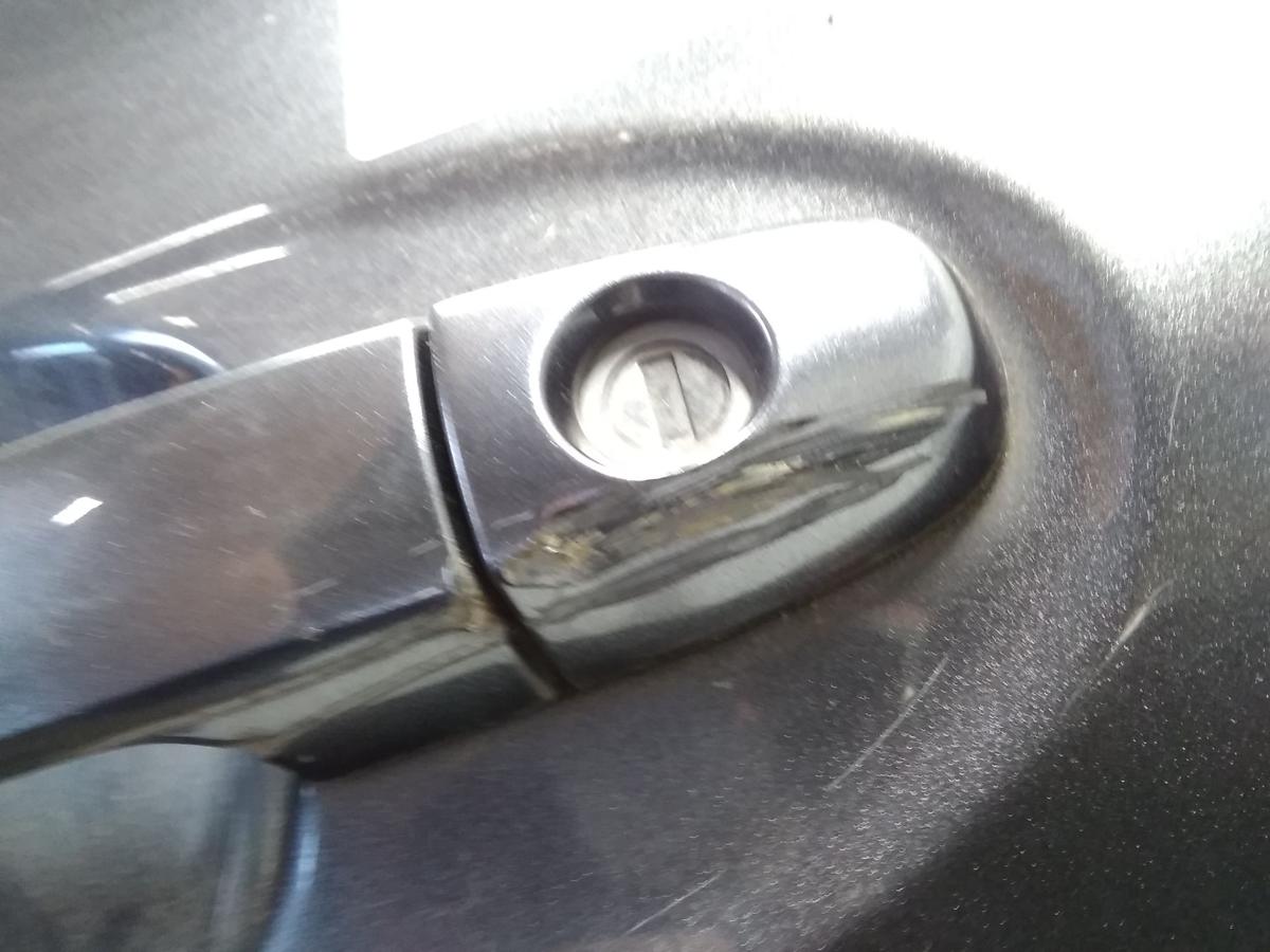 Toyota Yaris 2 Tür vorn links Fahrertür 5-Türer dunkelgraumetallic 1G3 Bj.2008