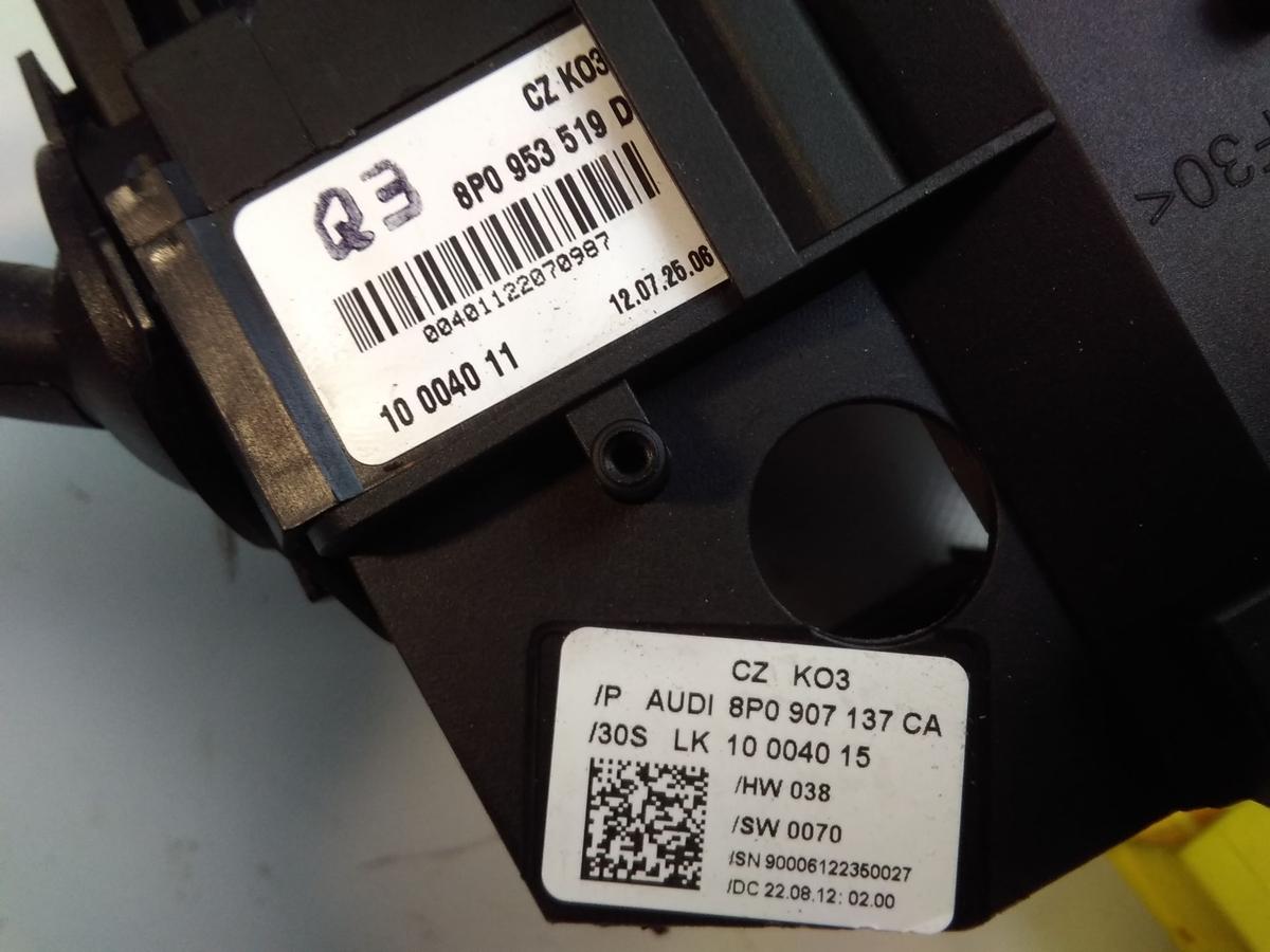 Audi A3 8P Facelift original Kombischalter mit Schleifring Bj.2013