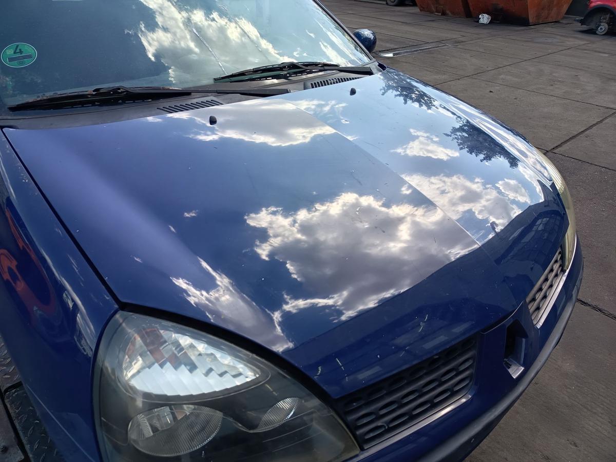 Renault Clio II original Motorhaube OV460 K&ouml;nigsblau Baujahr 2003