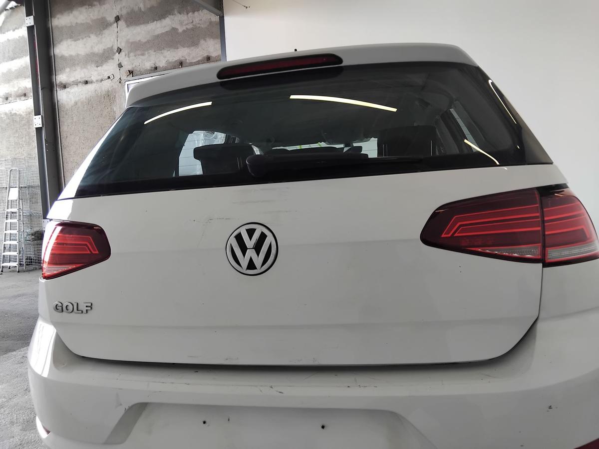 VW Golf 7 Facelift Heckklappe LC9A pure white mit Heckscheibe Flie&szlig;heck BJ2019