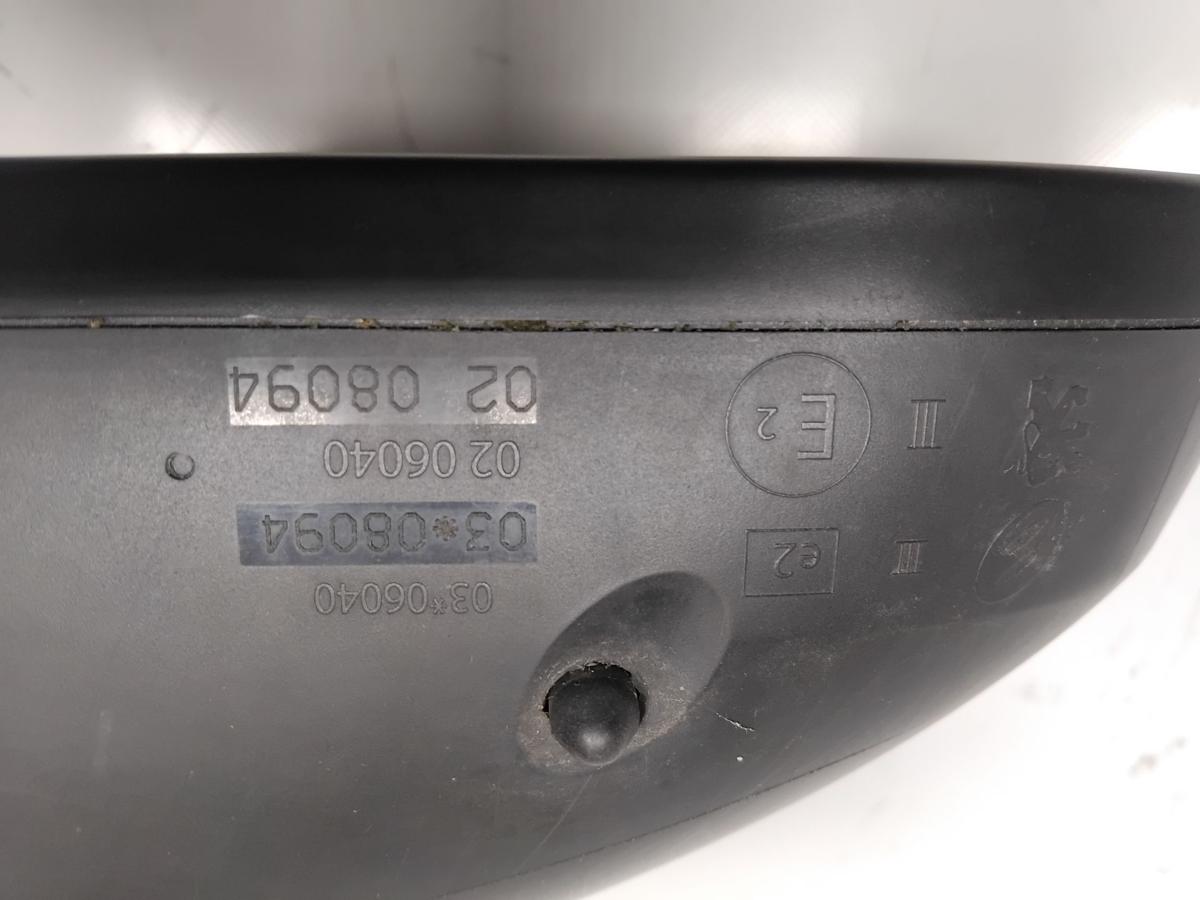 Peugeot 308 orig.Au&szlig;enspiegel rechts elektrisch&beheizt 6Pin+2Pin BJ2010 EWP Schneewei&szlig;