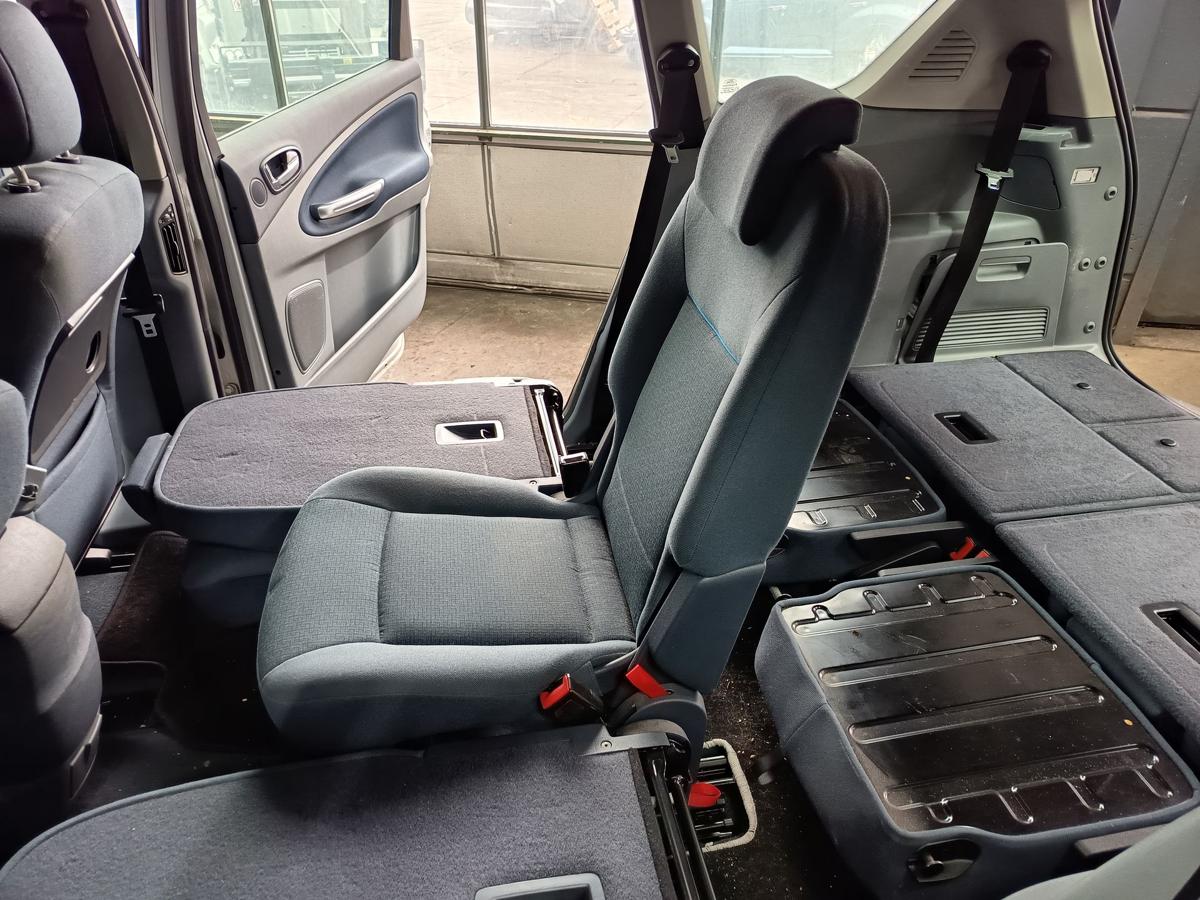 Ford S-Max 1 original Sitz hinten mitte Reihe 2 Stoff blau/grau Bj 2009