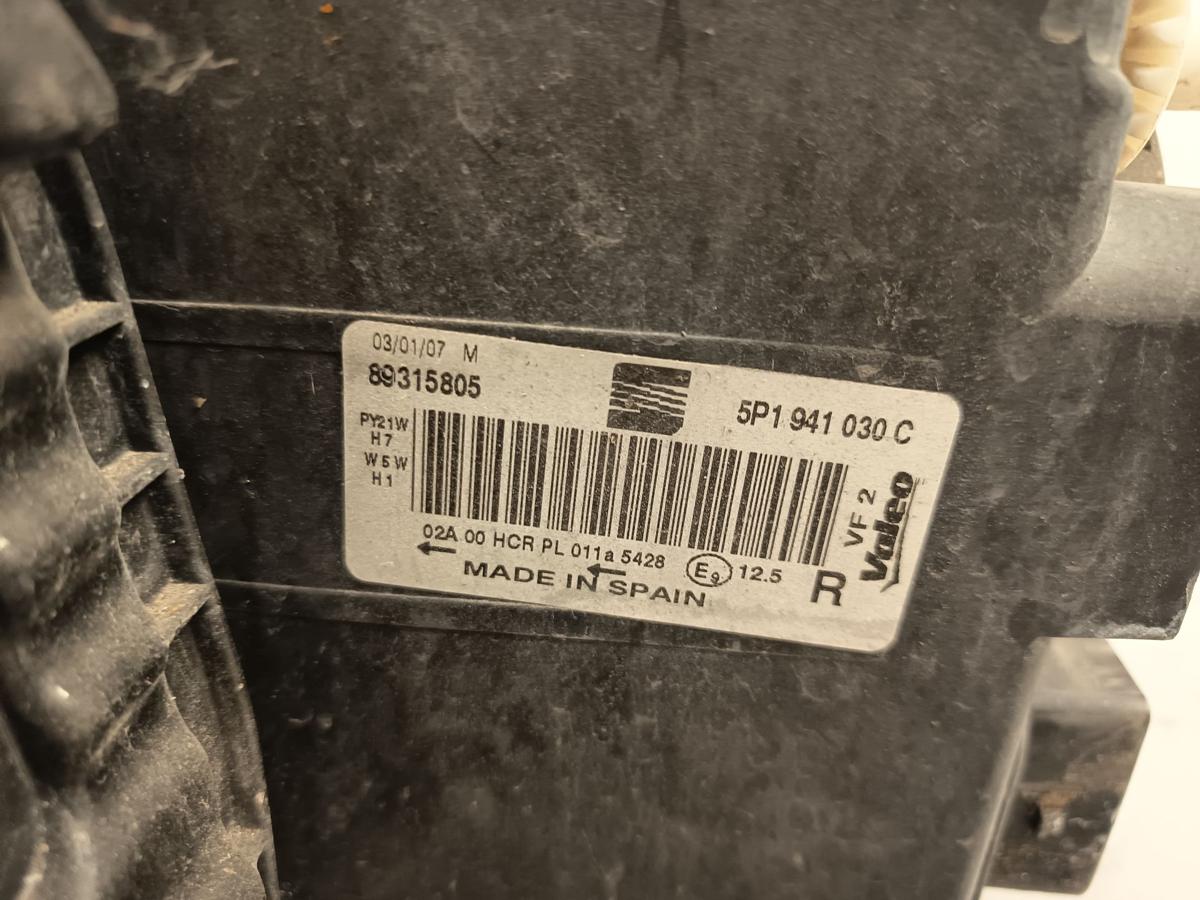 Seat Altea 5P original Scheinwerfer rechts Halogen/Haupt/Licht/Front Bj 2005