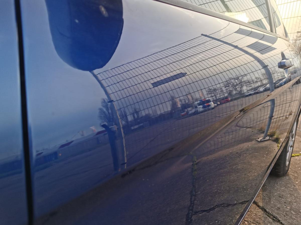 Hyundai Accent MC Fahrert&uuml;r T&uuml;r Autot&uuml;r Rohbaut&uuml;r vorn links 3E Blue Onyx 3trg