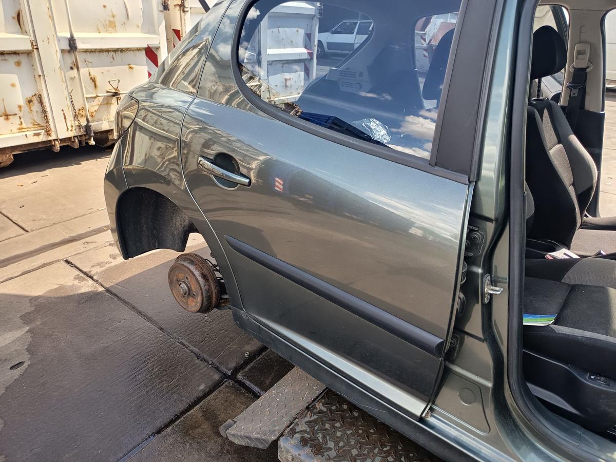 Peugeot 207 original T&uuml;r hinten rechts Fond EZQ Manitobagrau Bj 2009