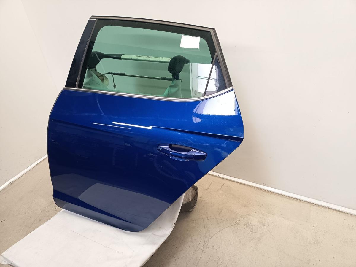 Seat Leon 5F orig Tür hinten links LW5L Mystery Blue Bj 2017