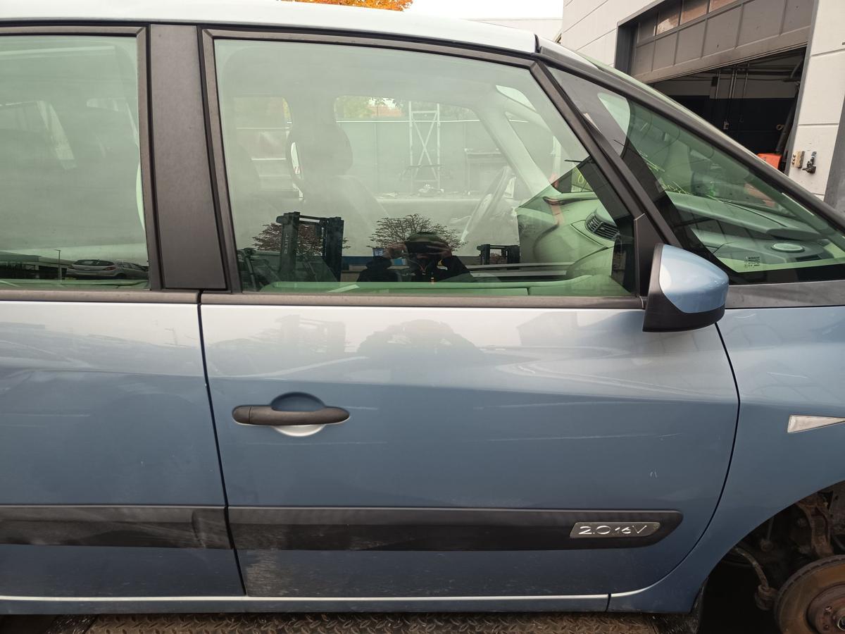 Renault Espace IV JK0/JK1 Bj 2003 original Tür vorn rechts Beifahrer Blue Ted47