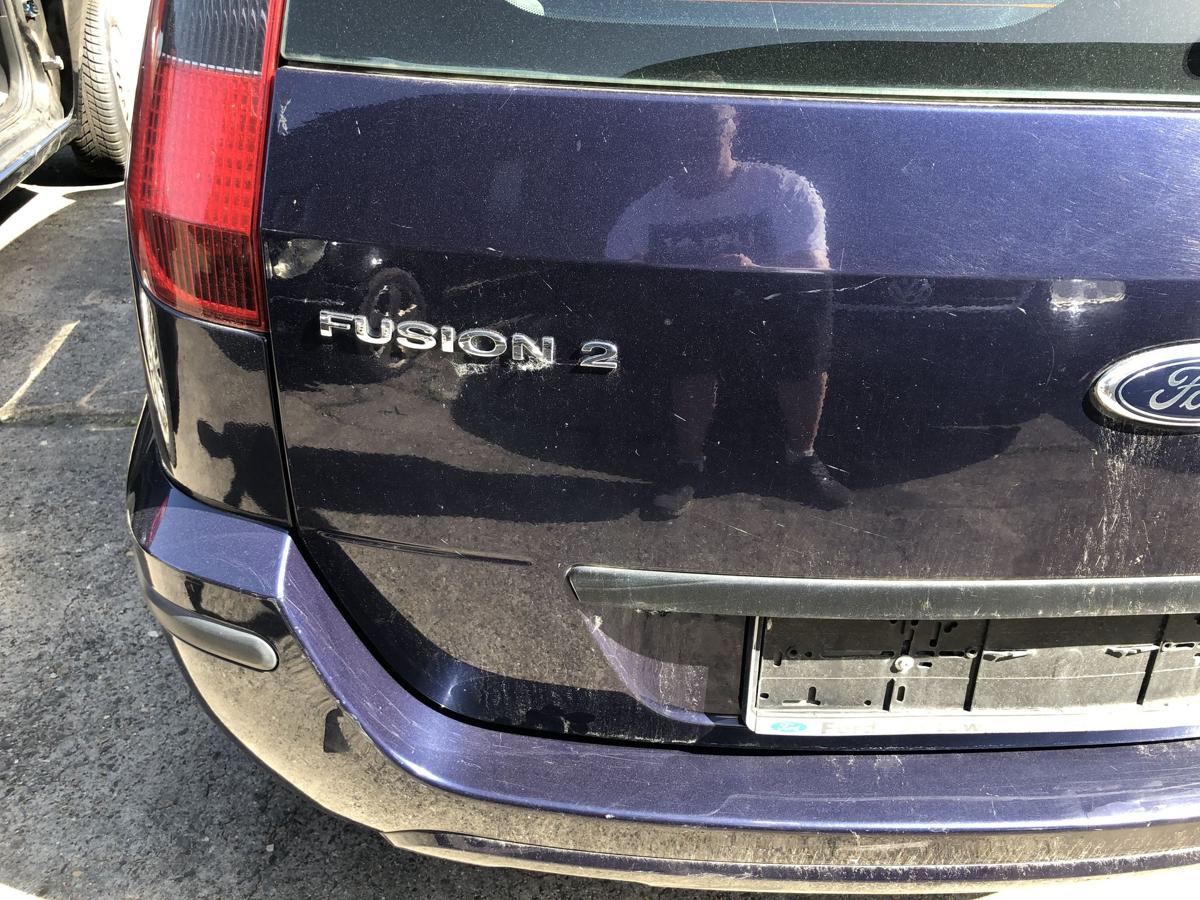 Ford Fusion JU2 Heckklappe mit Heckscheibe im Rohbau Lugano blau Kofferklappe
