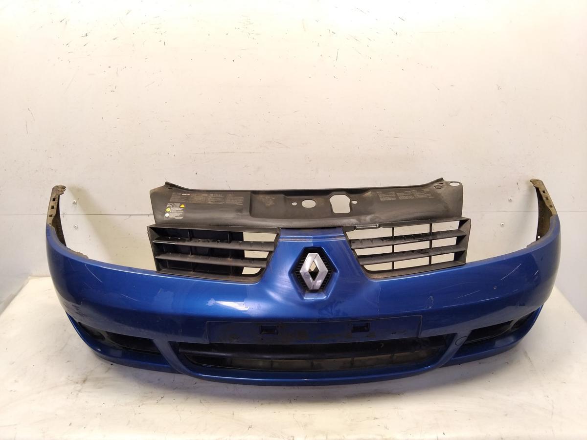 Renault Clio 2 Phase 4 Campus original Sto&szlig;stange Sto&szlig;f&auml;nger vorn BJ2007 RNA Bleu Extreme Nacre