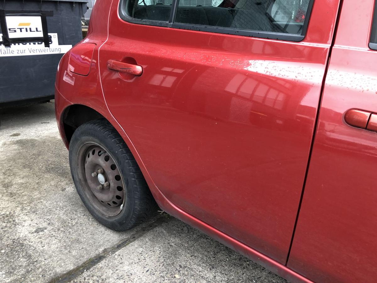 Nissan Micra K12 Tür hinten rechts Fondtür im Rohbau A32 Emotion Red