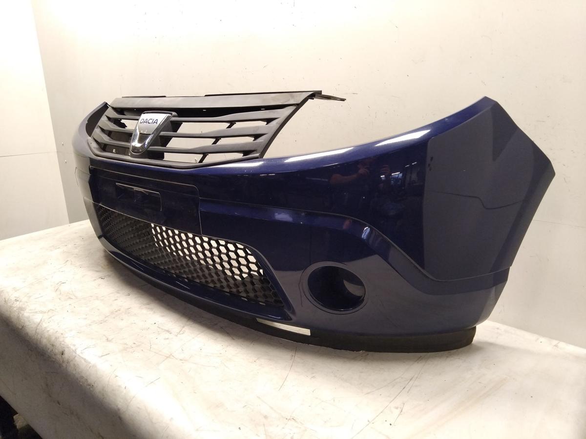 Dacia Sandero 1 original Sto&szlig;f&auml;nger Sto&szlig;stange vorn dunkelblau OV61H Bj.2008