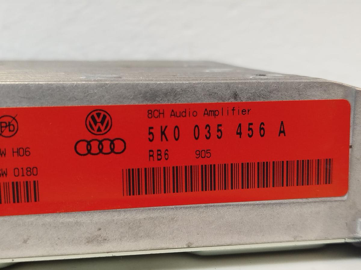 VW Passat 3C B7 Variant Verst&auml;rker Audio Soundsystem Steuerger&auml;t OEM Blaupunkt