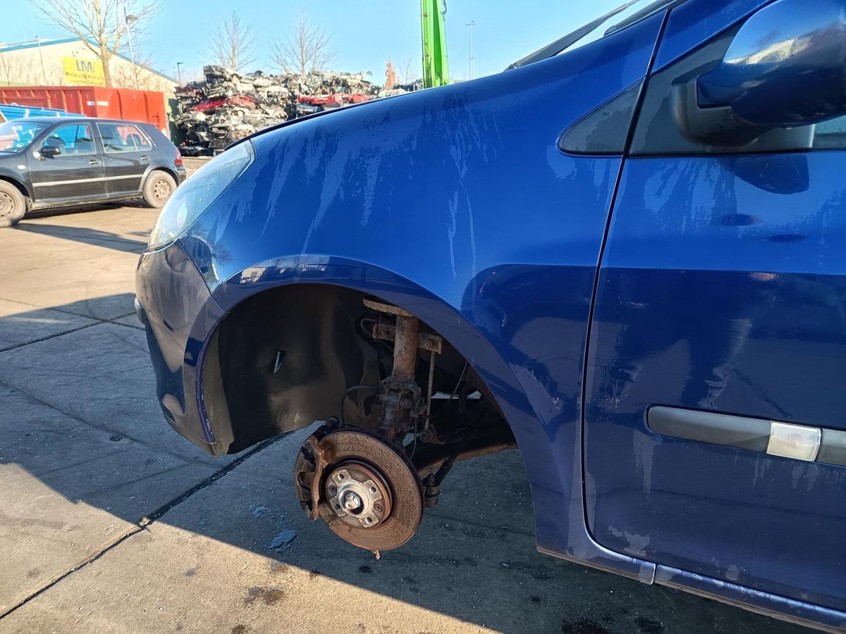 Renault Clio III orig Kotfl&uuml;gel links NV432 Blau Bj 2006