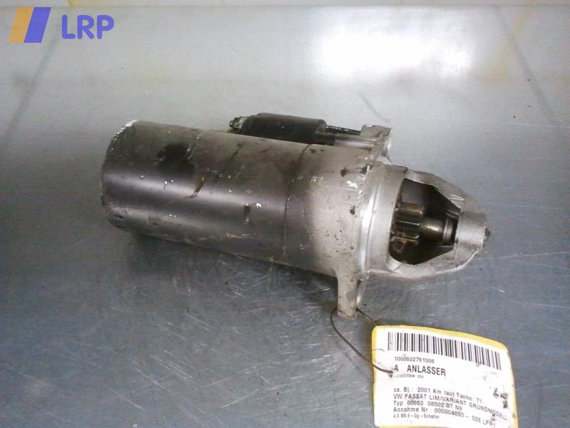 VW Passat 3BG Anlasser Starter 0001109059 BOSCH 4.0 W8 202kw BDN BJ2001