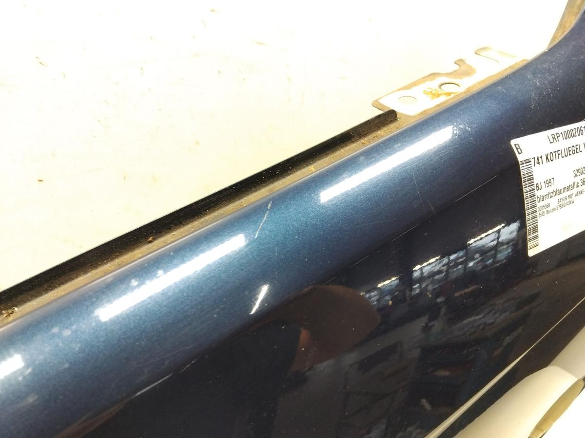 BMW 5er E39 original Kotfl&uuml;gel Seitenwand vorn links biarritzblaumetallic Bj1997