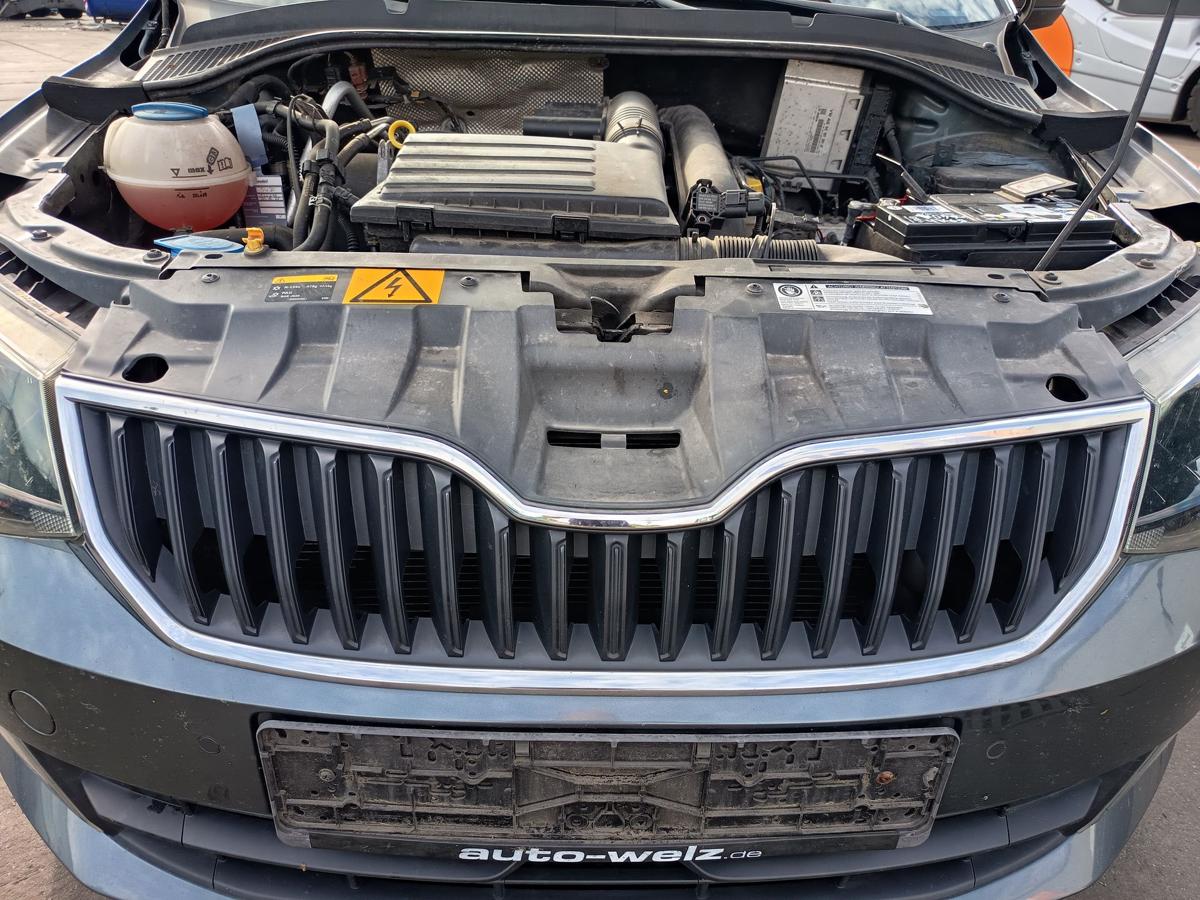 Skoda Fabia III NJ original K&uuml;hlergrill Frontmittelteil schwarz/chrom Bj 2015