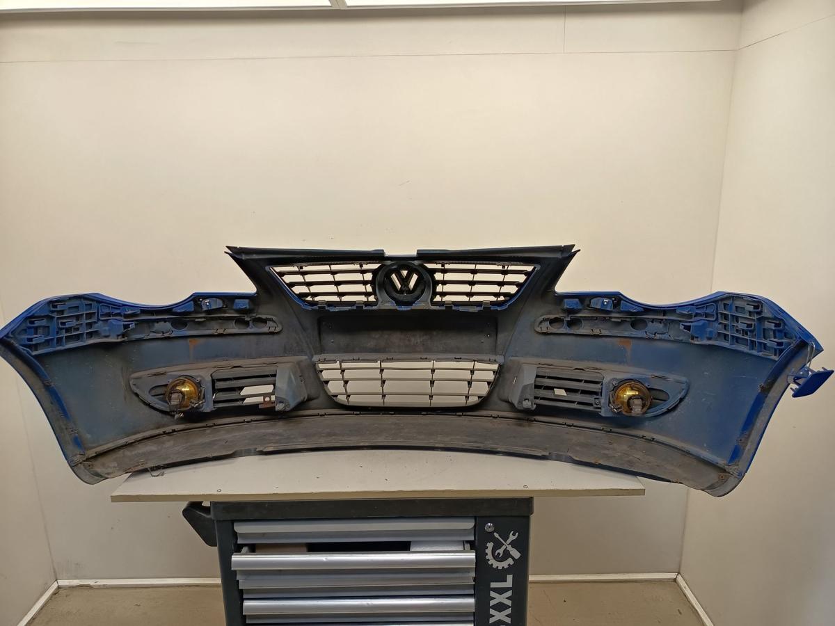 VW Polo 9N3 original Sto&szlig;stange vorne LA5F Summer Blue Baujahr 2007