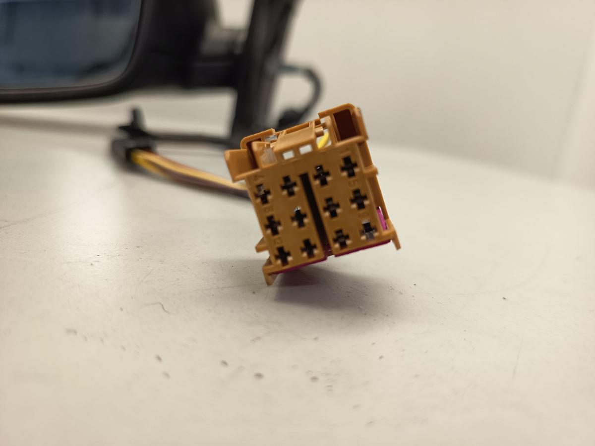 Polo 9N3 Bj 2005 orig Au&szlig;enspiegel links elektrisch LA7W Reflexsilber Metallic