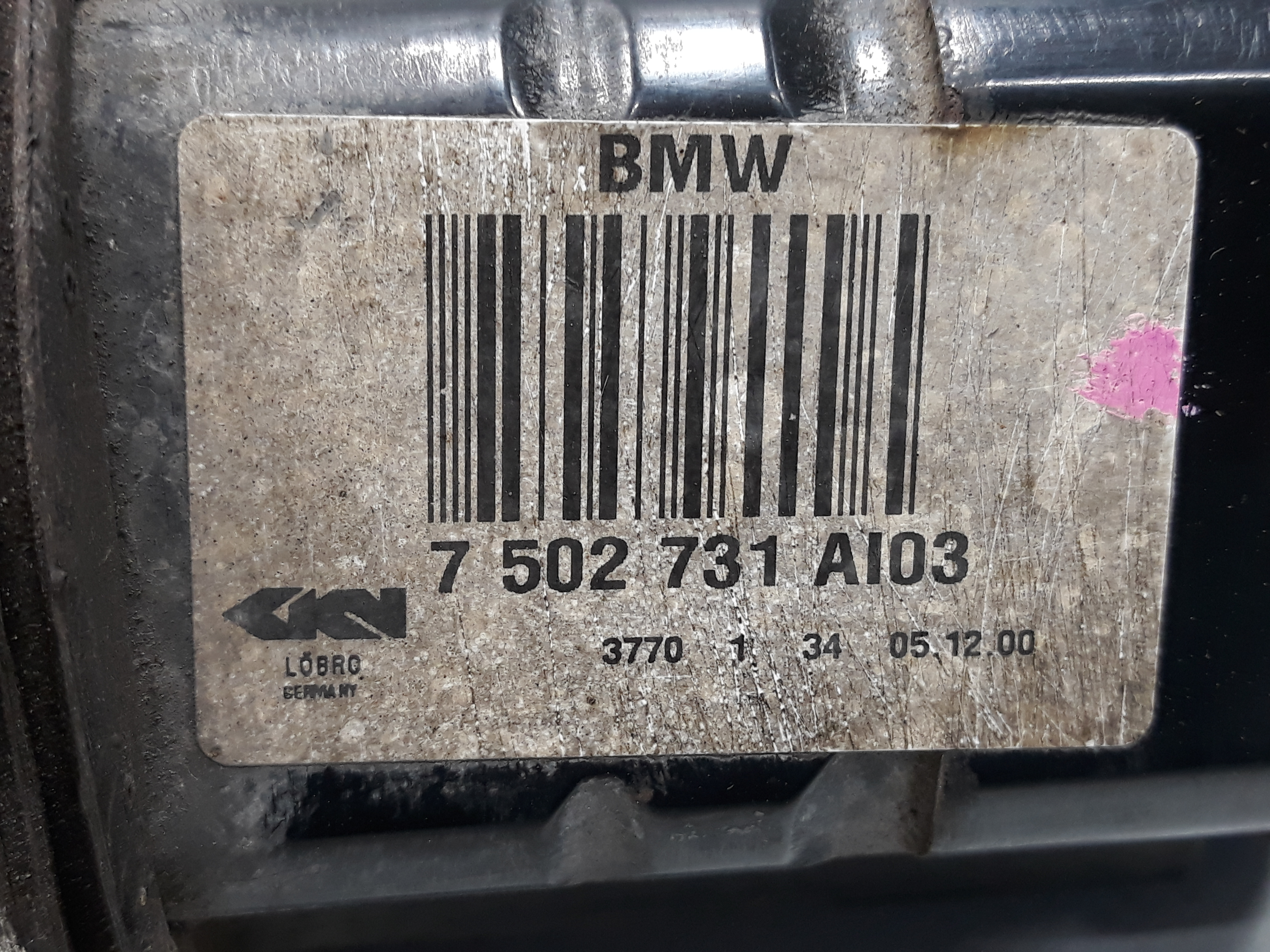 BMW E46 325xi Bj2000 Gelenkwelle Antriebswelle vorn links Manschetten porös